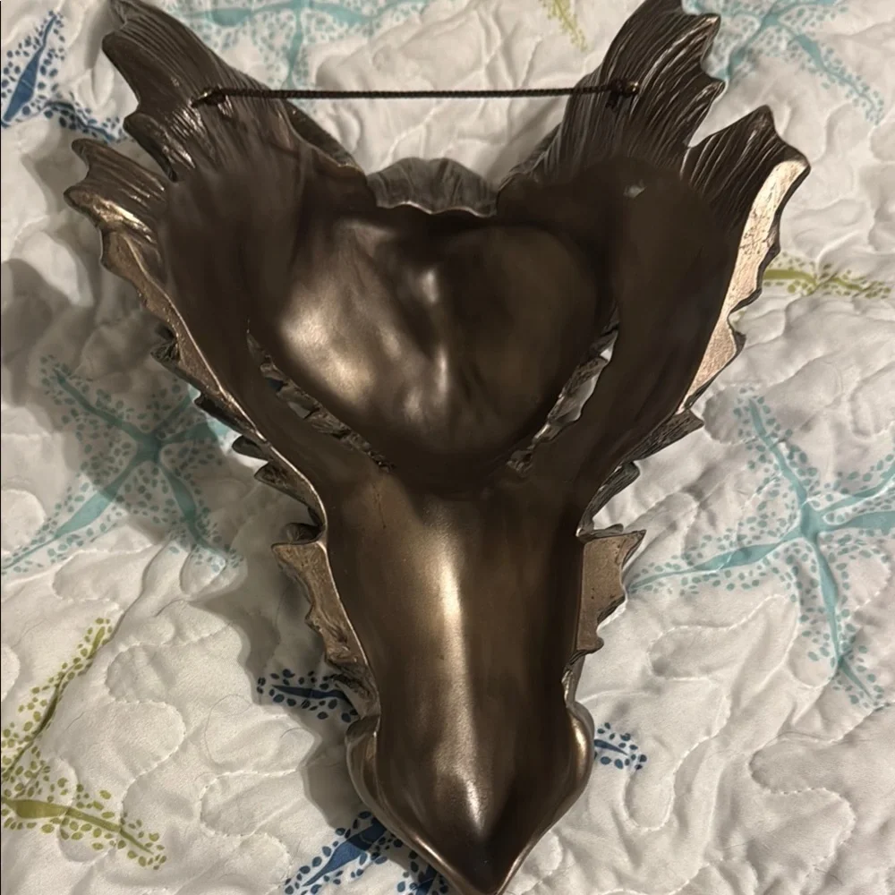 Dark Bronze Dragon Head Wall Art